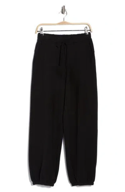 Z By Zella Unwind Ottoman Fleece Joggers In Black