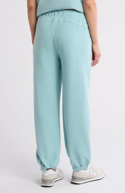 Z By Zella Unwind Ottoman Fleece Joggers In Teal Aquifer