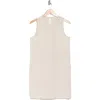 Z By Zella Venture Sleeveless Front Zip Utility Dress In Grey Moonbeam