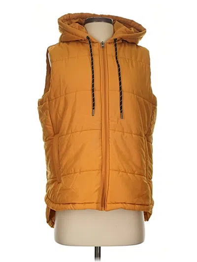 Pre-owned Z By Zella Vest In Orange