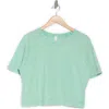 Z By Zella Vintage Wash Boxy Tee In Teal Aquifer