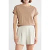Z By Zella Vintage Wash Ruched T-shirt In Multi