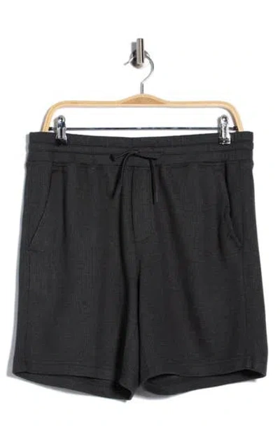 Z By Zella Waffle Knit Shorts In Black