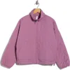 Z By Zella Wander Diamond Quilted Jacket In Purple