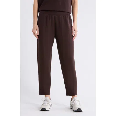 Z By Zella Whisper Knit Ankle Pants In Brown