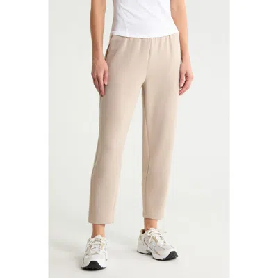Z By Zella Whisper Knit Ankle Pants In Neutral