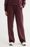 Z By Zella Whisper Knit High Waist Pants In Brown