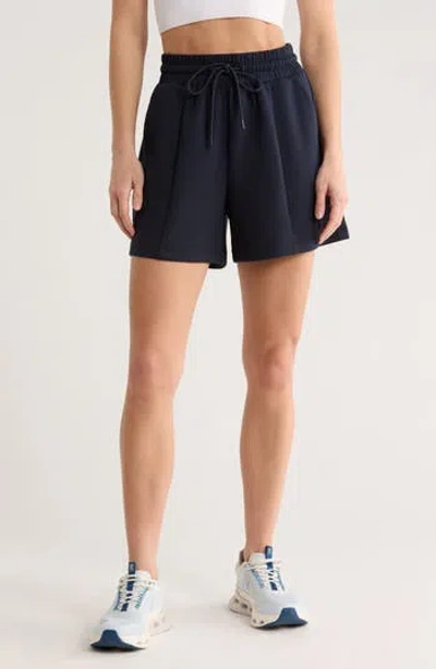 Z By Zella Whisper Knit High Waist Shorts In Pink
