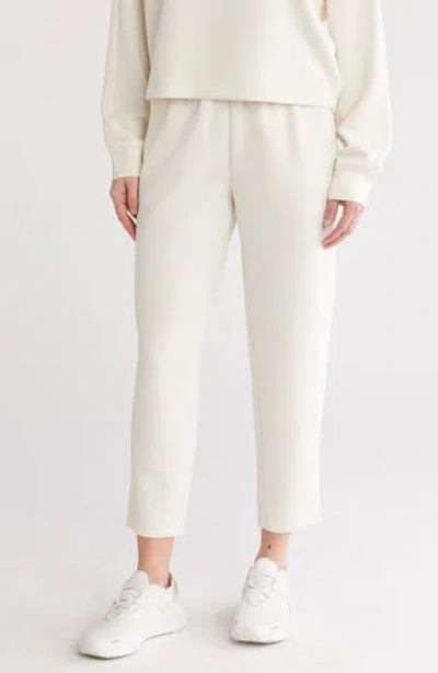Z By Zella Whisper Scuba Ankle Pants In Ivory Egret
