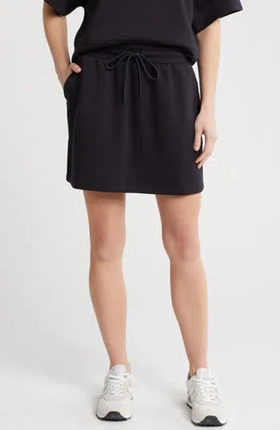 Z By Zella Whisper Scuba Knit Skirt In Black