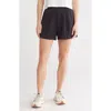 Z By Zella Whisper Scuba Pleated Shorts In Black