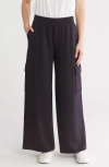 Z By Zella Whisper Scuba Wide Leg Scuba Pants In Black