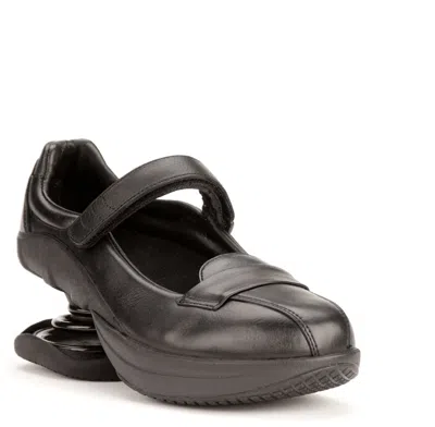 Pre-owned Z-coil Sofia Mary Jane Women's Size 8, Black Leather Ds Zcoil