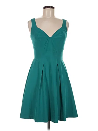Pre-owned Z Spoke By Zac Posen Cocktail Dress In Teal