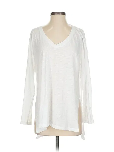 Pre-owned Z Supply 3/4 Sleeve T-shirt In White