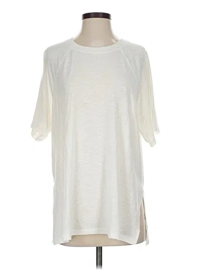 Pre-owned Z Supply 3/4 Sleeve T-shirt In White