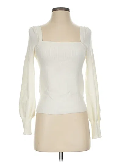 Pre-owned Z Supply 3/4 Sleeve T-shirt In Ivory