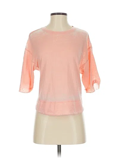 Pre-owned Z Supply 3/4 Sleeve T-shirt In Orange