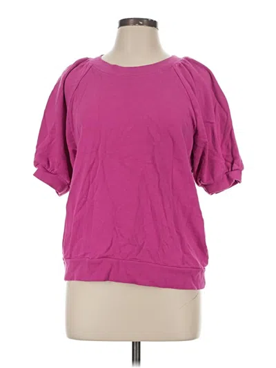 Pre-owned Z Supply 3/4 Sleeve T-shirt In Pink