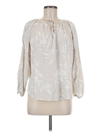 Pre-owned Z Supply 3/4 Sleeve T-shirt In White