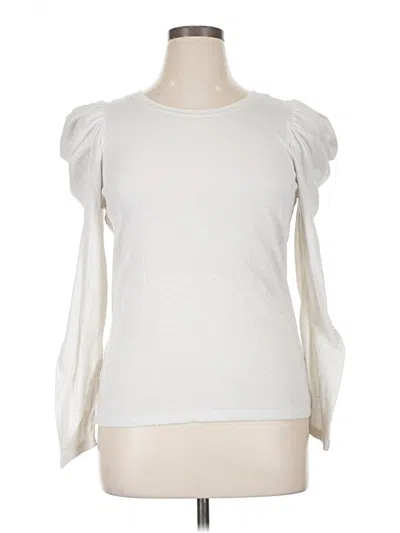 Pre-owned Z Supply 3/4 Sleeve T-shirt In White