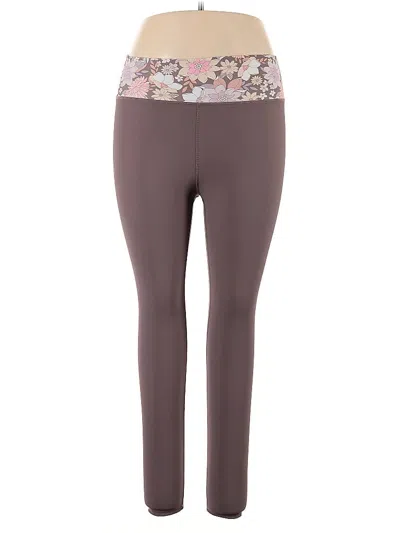 Pre-owned Z Supply Active Pants In Purple