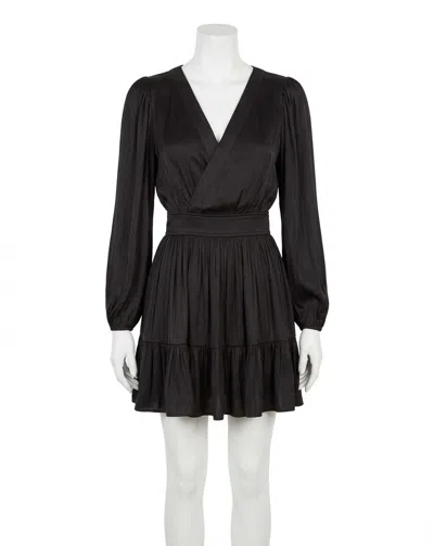 Z Supply Alita Mini Dress In Black In Blue