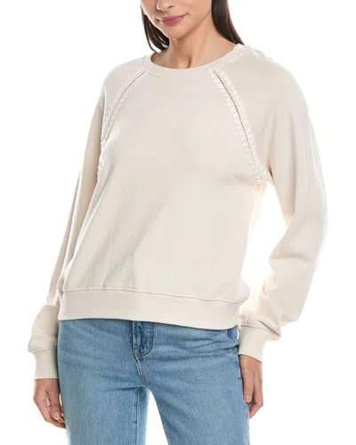 Z Supply All Around Sweatshirt In White