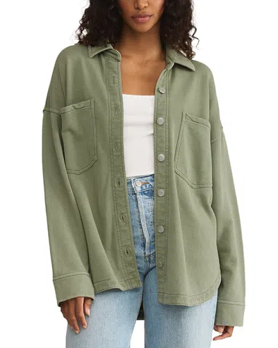 Z Supply All Day Knit Jacket In Green