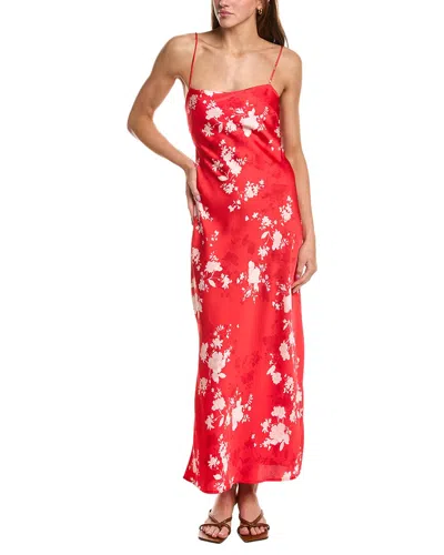 Z Supply Alyse Darya Floral Maxi Dress In Red