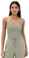 Z Supply Amelie Linen Tank Avocado