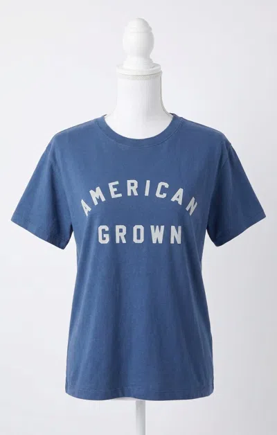 Z Supply American Boyfriend Tee In True Navy In Blue