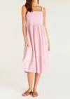 Z SUPPLY ANALISE MIDI DRESS IN BLEACHED MAUVE