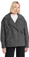 Z SUPPLY ARI JACKET CHARCOAL HEATHER