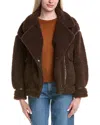 Z Supply Ari Sherpa Coat In Brown