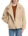 Z Supply Ari Sherpa Coat In Neutral
