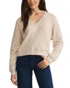 Z Supply Off The Clock Cozy Sweatshirt In Neutral