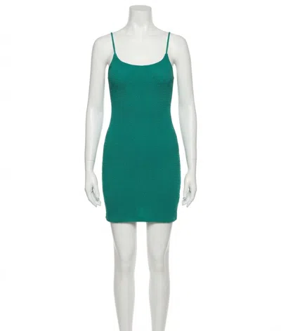 Z Supply Azure Mini Dress In Tropical Teal In Blue