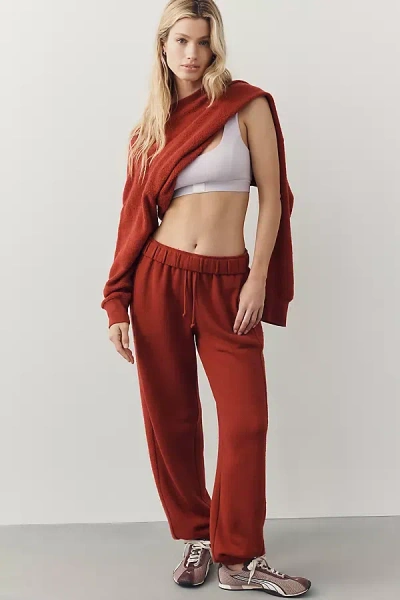 Z Supply Basecamp Joggers Pants In Red