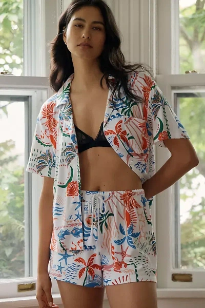 Z Supply Beach Days Getaway Pajama Top In White