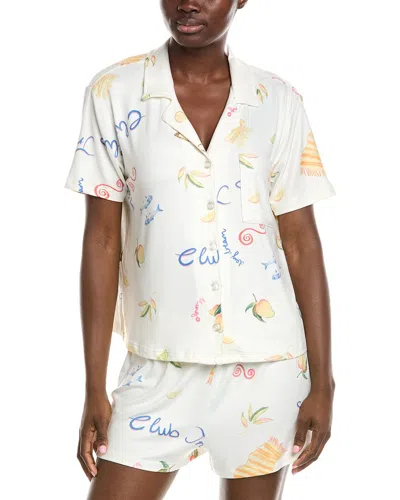 Z Supply Beach Days Pajama Top In White