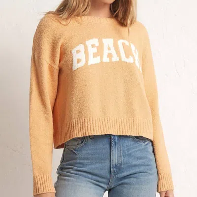 Z Supply Beach Sweater In Brown