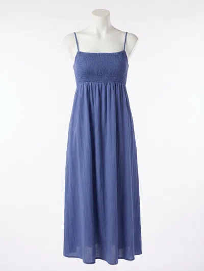 Z Supply Beachside Midi Dress In Blue