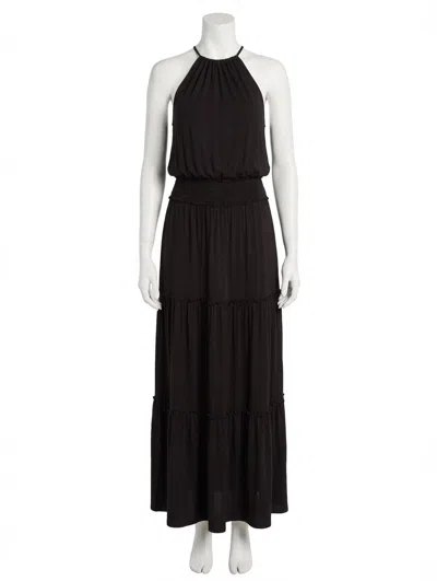 Z Supply Beverly Sleek Dress In Black In Brown
