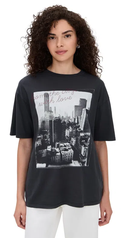 Z Supply Big Apple City Tee Black Sand