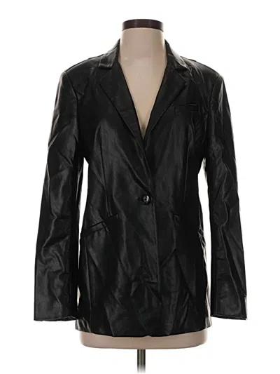 Pre-owned Z Supply Blazer Jacket In Black