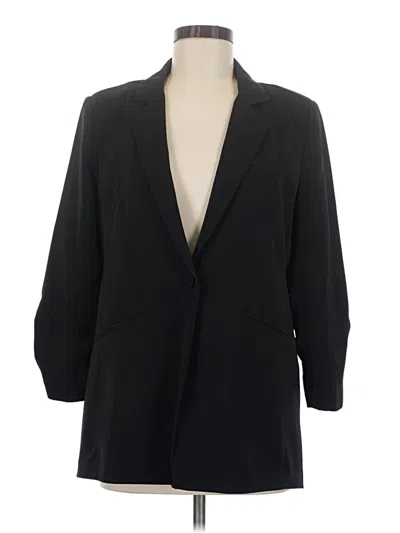 Pre-owned Z Supply Blazer Jacket In Black