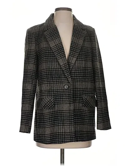 Pre-owned Z Supply Blazer Jacket In Gray