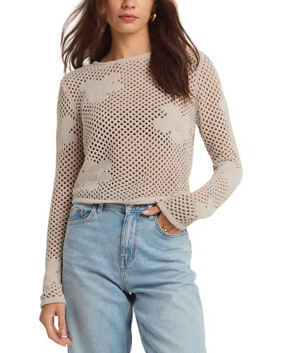 Z Supply Blossom Floral Sweater In Neutral