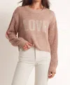 Z SUPPLY BLUSHING LOVE SWEATER IN SOFT PINK